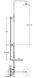 Душова система Kohlman Axel graphite з термостатом QW273AG, Графит