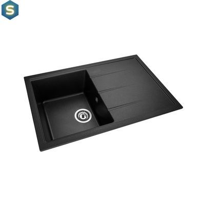 Кухонная мойка Granado Toledo black shine 2101