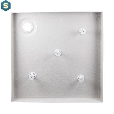 Душовий піддон Qtap Tern 309912C 90x90x12 см + сифон, Білий