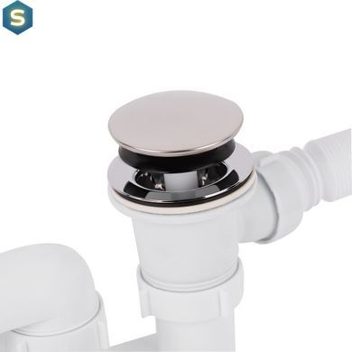 Сифон для ванны Lidz (WHI) 60 03 V002 02 с ревизией (выход 50 мм)