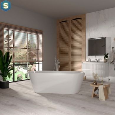Ванна акрилова окремостояча Koller Pool Elara 1700x700 White з сифоном 0267260101, Білий