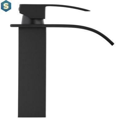 Смеситель для умывальника Yoka Niagara 24 black низкий BU.NIAGARA 24-BLK, Черный матовый
