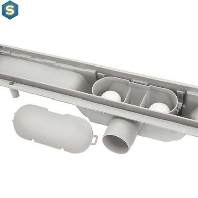 Трап лінійний Qtap Dry FA304-700 з нержавіючою решіткою 700х73