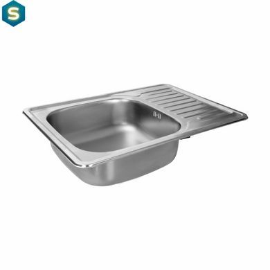 Кухонная мойка из нержавеющей стали Valeso 7050 сатин (0,8/180 мм), Satin