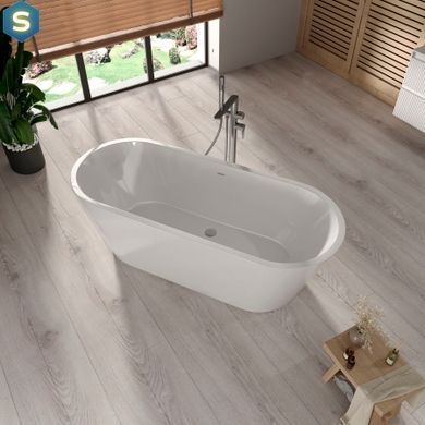 Ванна акрилова окремостояча Koller Pool Elara 1700x700 White з сифоном 0267260101, Білий
