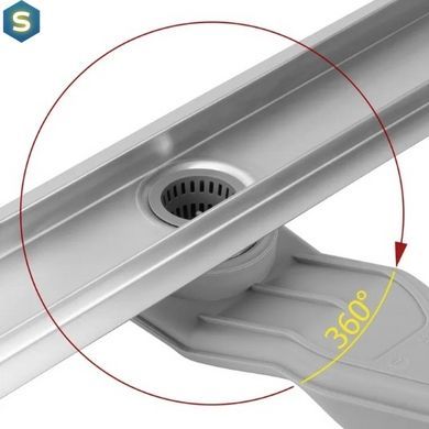 Трап для душу Rea Neox 60 Superflow brushed steel 2в1 REA-G2705