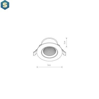Точковий світильник Nowodvorski 10548 Egina LED 1x5W 3000K 350Lm IP20 Bl