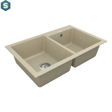 Кухонна мийка Vankor Orman OMP 05.80, Бежевий