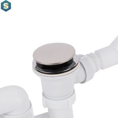 Сифон для ванны Lidz (WHI) 60 03 V002 02 с ревизией (выход 50 мм)
