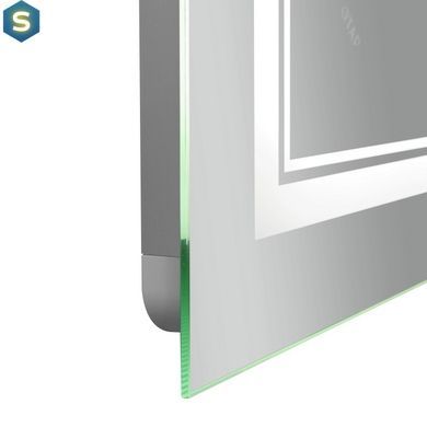 Дзеркало Qtap Cardinal 600х800 з LED-підсвічуванням Touch, з антизапотіванням, з димером температури кольору (3000-6500K) Reverse QT0478C6080