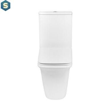 Унітаз-компакт Qtap Kalao безобідковий з сідінням Soft-close QT08221213AW