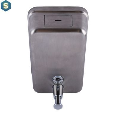 Дозатор рідкого мила Hotec 13.111 Stainless Steel, Хром матовий