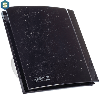 Витяжний вентилятор Soler&Palau Silent-100 CZ Marble Black Design - 4C