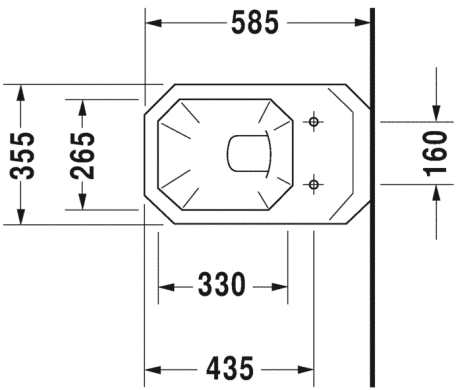 Унітаз підвісний Duravit Series 1930 0182090000, Білий