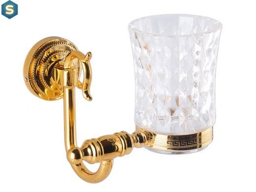 Склянка для зубних щіток Kugu Versace 206G, Золотий