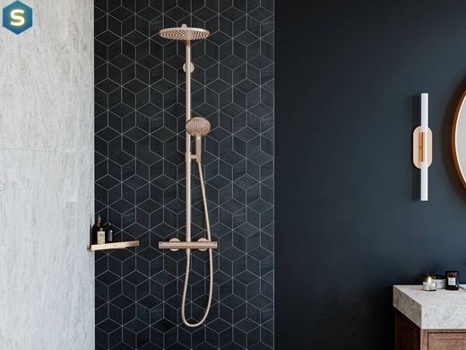 Поличка кутова Hansgrohe AddStoris 14.8 х14.8 x 30.5 см Matt Black 41741670