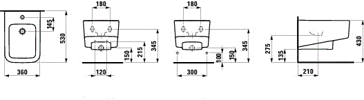 Биде подвесное Laufen Pro S H8309610003021, Белый
