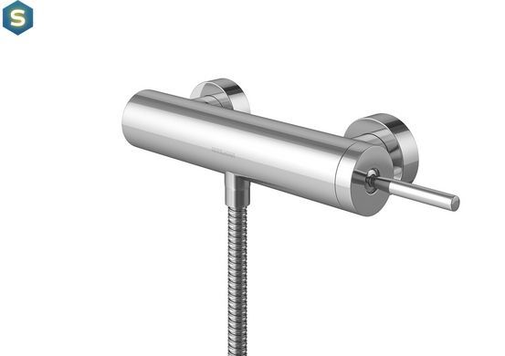 Смеситель для душа Kohlman Maxima chrome настенный KPL-QW120M, Хром