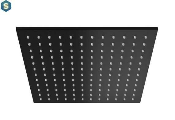 Душова система Kohlman Experience 30 black з термостатом + BOX прихованого монтажу KPL-QW432EBQ30, Черный матовый