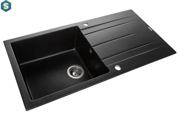 Кухонная мойка Granado Mora black shine 2601