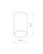 Люстра Nowodvorski 9685 Cameron E27 1x25W IP20 Wh