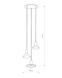 Подвесной светильник Nowodvorski 8031 ​​Hermanos III GU10 3x10W IP20 Wh