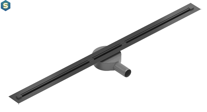 Трап для душу Mexen Flat 80 super slim black 360 &deg; MEX-1751080