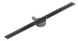 Трап для душу Mexen Flat 80 super slim black 360 &deg; MEX-1751080