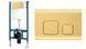 Кнопка смыва для инсталляции Rea F Light gold REA-E9853, Золотой