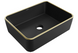Умывальник Mexen Catia black matt gold Edge накладной MEX-21314875, Золотой