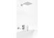 Душевая система Kohlman Saxo 20 chrome + BOX скрытого монтажа QW211SQ20-007, Хром
