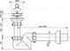 Сифон для умивальника Alcaplast A412-DN40, Білий
