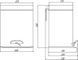 Відро для сміття Emco System 2 з кришкою 5 л 3553 000 04, Хром