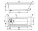 Ванна акриловая Vagnerplast Cavallo 160x70 VPBA167CAV2X-01/NO