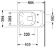 Унітаз підвісний Duravit Series 1930 0182090000, Білий