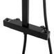 Душова система Yoka Cube 25 black з термостатом BP.CUBE-THERM-25-BLK, Черный матовый