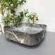 Умывальник (раковина) VBI ALGHERO BLACK ONYX MATT накладной, узор