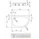 Душевой поддон Radaway Patmos E 120x90 4P91217-03L