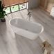 Ванна акрилова окремостояча Koller Pool Elara 1700x700 White з сифоном 0267260101, Білий