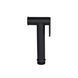 Лійка для гігієнічного душу Qtap Rucni округла QT889910842855OB Black Matt, Черный матовый