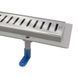Трап лінійний Qtap Dry FA304-700 з нержавіючою решіткою 700х73