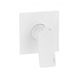 Душова система для ванни Paffoni Shower верхній душ 200x200 мм white matt KITTI010BO/M, Белый матовый