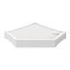 Душевой поддон Qtap Diamond 301112 100x100x12 см + сифон, Белый, Универсальная, белый, мелкий (до 20 см)