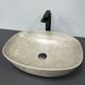 Умивальник (раковина) VBI OLBIA BEIGE STONE MATT накладний, Бежевий