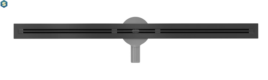 Трап для душу Mexen Flat 80 super slim black 360 &deg; MEX-1751080