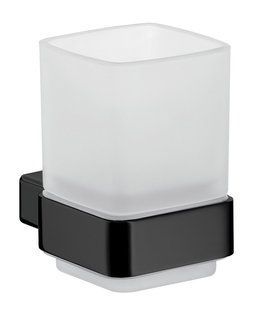 Склянка для зубних щіток Emco Loft Black настінна чорний 0520 133 00, Чорний/золото