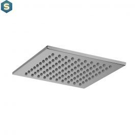 Душевая система для ванны Paffoni Shower верхний душ 200x200 мм steel KITTI010ST/M, Нержавеющая сталь