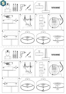 Люстра Nowodvorski 6391 Viviane E27 3x60W IP20 Wh