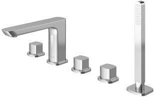 Змішувач на борт ванни Kohlman Foxal chrome QB242F, Хром