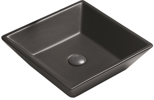 Умивальник Mexen Pola black matt накладний MEX-22224185, Черный матовый